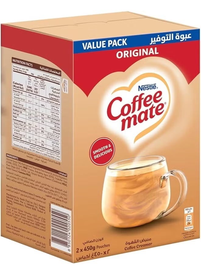 Coffee Mate Nestle Coffee Mate Original Coffee Creamer, Bag In Box, 2 Bags, 900g - Image 5
